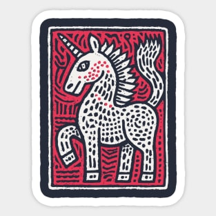 Primal Unicorn | Ancient Mythical Beast Sticker